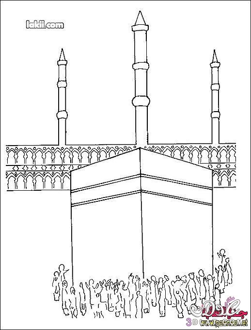 صور مساجد للتلوين2024,أحدث صور مساجد للتلوين2024,صور لتلوين المساجد جميله للاطفال2024