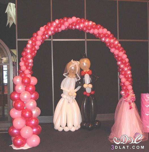 بالونات لصالات الزفاف 2024 , بالونات لتزيين صالة زفافك بمختلف  التصاميم 2024