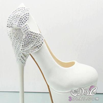 شوزات لاحلي عروس2024,اجمل شوزات لعروس2024,احذية بيضاء للزفاف2024