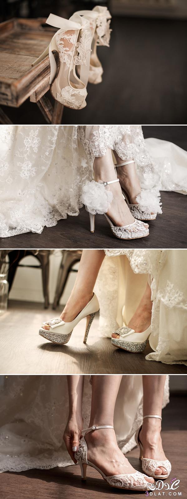 كولكشن مميز ومتنوع من احذيه العروس ، مجموعه من احذيه الكعب العالي الساحره ستبهرك