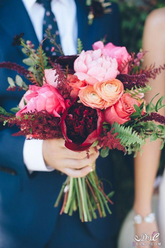 بوكيه فرحك محتاره فيه ، اليكى اجمل باقات الورود ليوم زفافك شئ