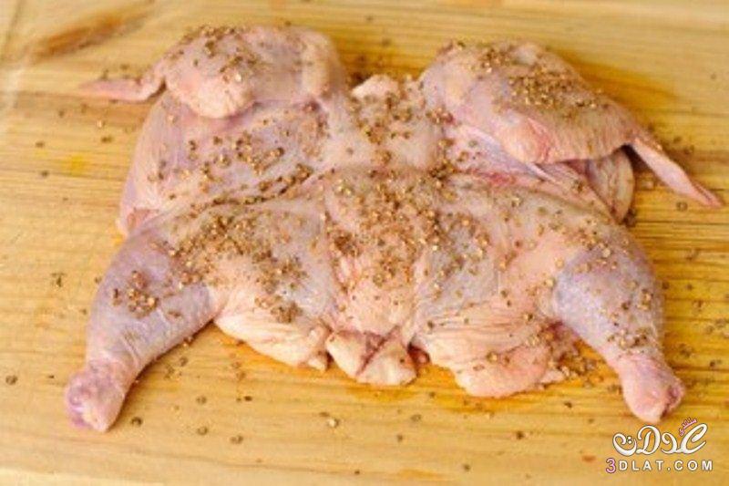 طريقة طبخ تبكة الدجاج بالخطوات المصورة, خطوات تحضير بتكة الدجاج بالصور, كيفية اعداد تبكة الدجاج
