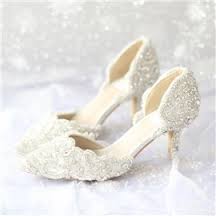 اجمل احذيه للعروسه بكعب متوسط الرفع شيك جدا للعرائس ذات الطول الممشوق