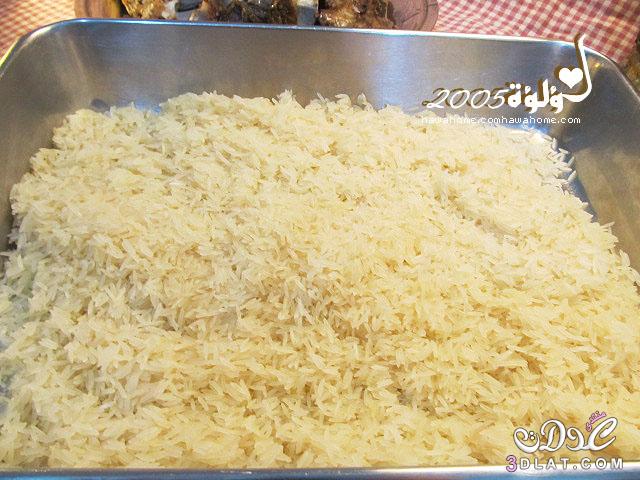 طريقة طبخ أرز مندي باللحم , بالصور والخطوات طريقه عمل  أرز مندي باللحم