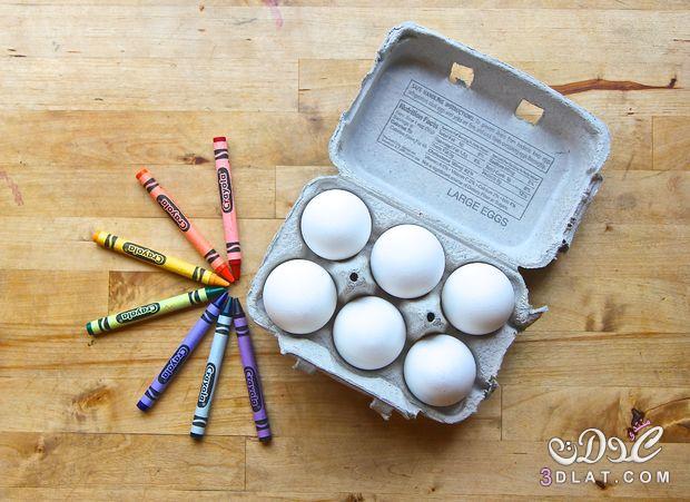 طرق صحية لتلوين البيض لشم النسيم, كيفية تلوين بيض شم النسيم بطريقة صحيحة بالصور