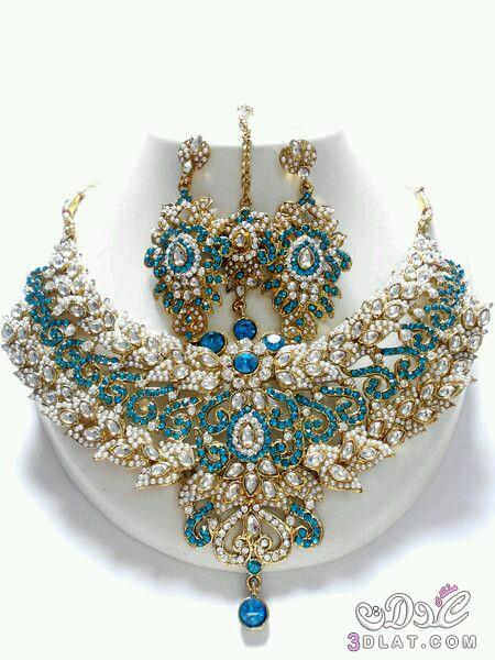 اجمل اطقم مجوهرات هندية للعروسة