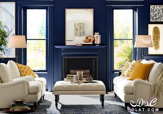 كيف تدرجين اللون الأزرق في ديكورات المنزل؟