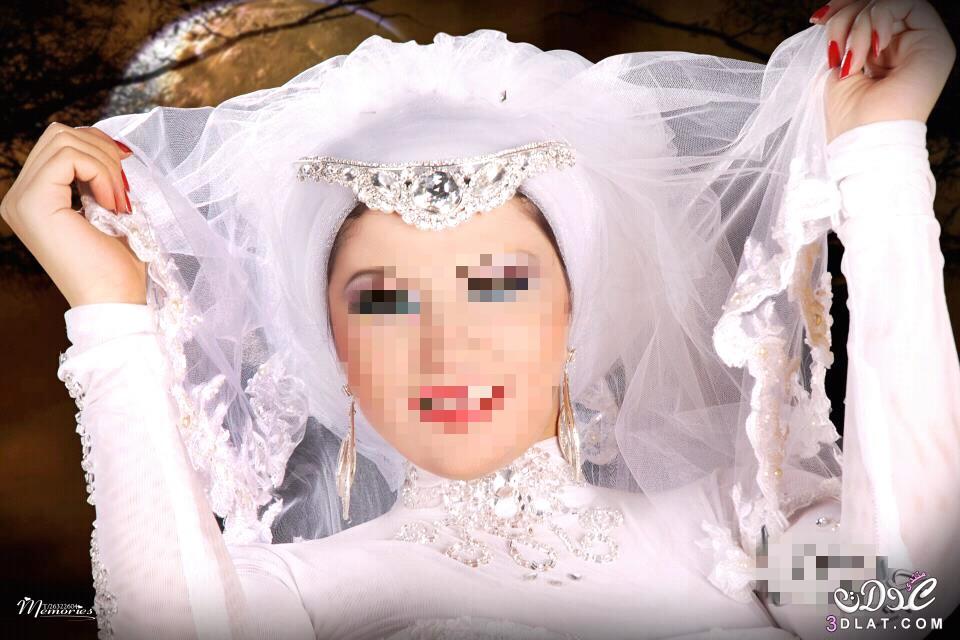 احدث لفات الطرح للعروسة المحجبة..لفات حجاب العروسة الجديدة ..لفات 2024