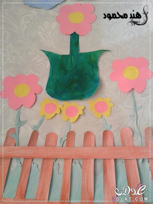 طريقة تزيين باب حضانة للاطفال تزيين باب غرفة الاطفال بالصور تزيين باب بالرسومات الملونة من اعمالى اليدوية