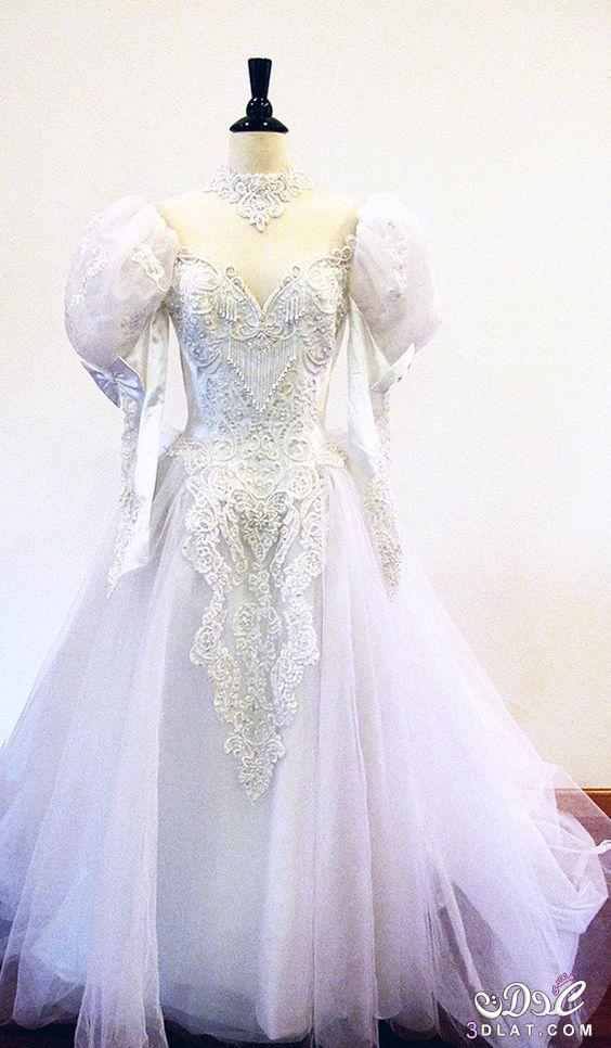 فستان زفاف الى اجمل عروس فى لليلة العمر