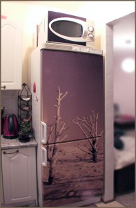 افكار لتزيين الثلاجه,كيف تجعلين من ثلاجتك لوحه فنيه لتزيين غرفة المطبخ