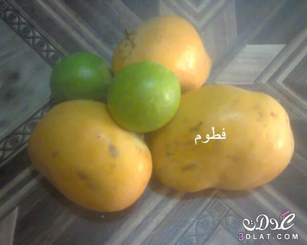 عصير المانجو والليمون طريقة تحضير عصير المانجو والليمون  عصير المانجو من مطبخي
