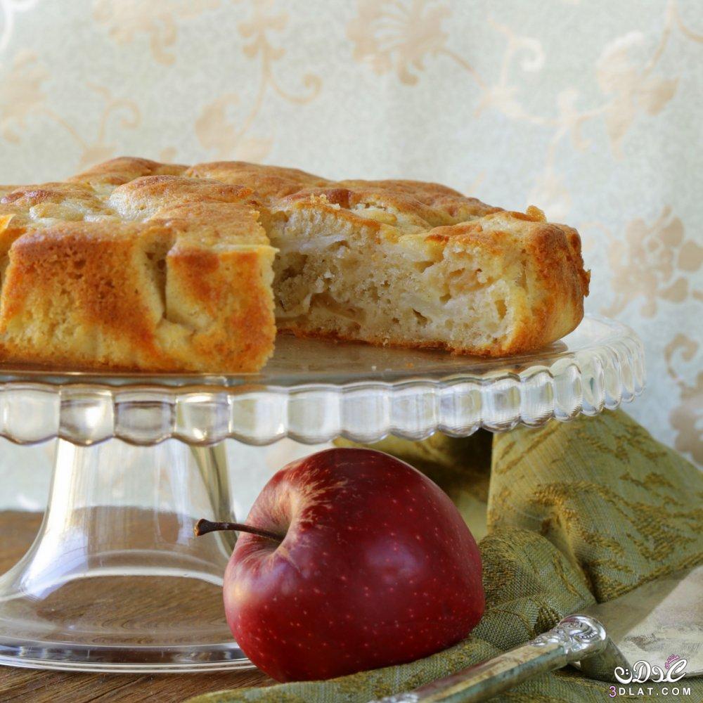 طريقة عمل كيكة التفاح, طريقة تحضير كيكة التفاح