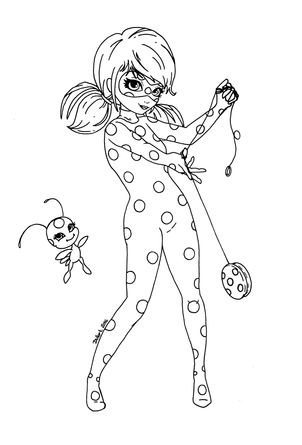 رسومات للتلوين لشخصيات كرتون ladybug ,لمحبات المسلسل الكرتوني ladybug رسومات للتلوين