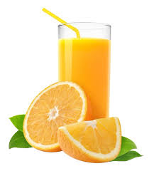 عصير البرتقال الطازج * عصير بارد ومنعش