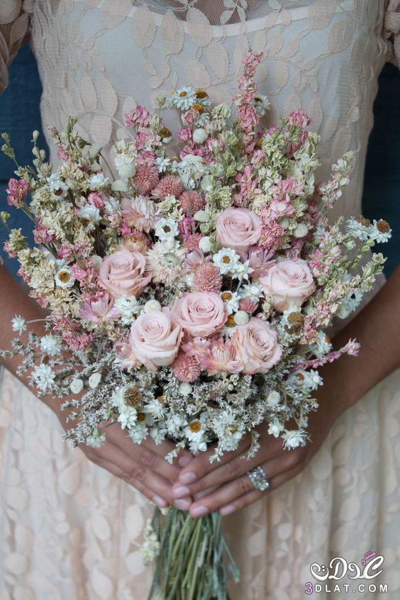 احدث تشكيله من الورود ليوم الزفاف , صور بوكيه ورد للعروس بالوان جذابه , جديد من بوكيهات الورد للعروس