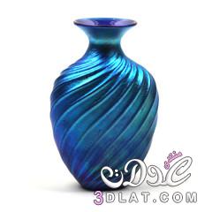 فازات ملونة روعه,Glass Vase,مزهرية زجاج مزخرفة,أجمل الفازات للبيت,أشكال فازات زخرفه