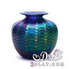 فازات ملونة روعه,Glass Vase,مزهرية زجاج مزخرفة,أجمل الفازات للبيت,أشكال فازات زخرفه
