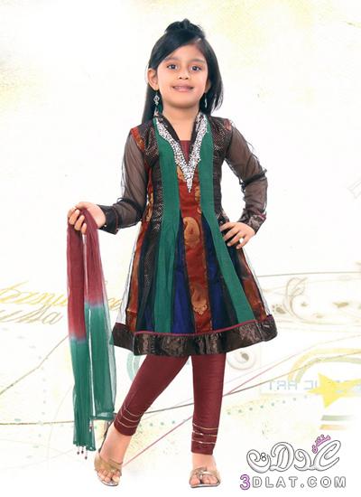 أجمل الأزياء الهنديه للأطفال 2024 , ازياء هندية للاطفال