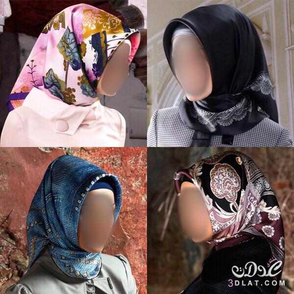 احدث لفات حجاب عصرية رقيقة 2024.لفات حجاب عادية وسوارية اخر شياكة.لفات حجاب تركى جديدة