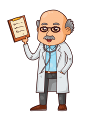 صور دكتور للتصميم بدون تحميل ، سكرابز طبي جديد للتصميم ، Funny Doctor Cartoon Medical Clip Art Images