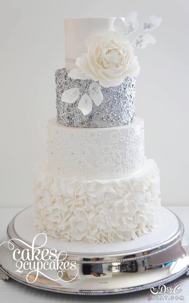 كعكات للزفاف , تورته تتميز بطابع الشتاء للزفاف ,Winter Wedding Cakes