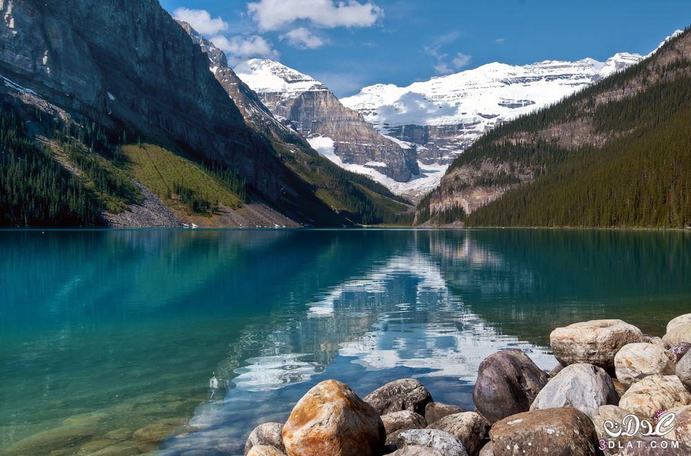 بحيرة لويز جنة كندا,تعرفي علي اجمل بحيرة بكندا ,لحيرة لويز اروع بحيرات كندا