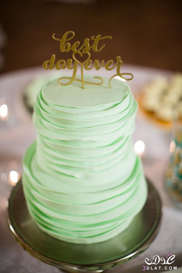 اجمل اشكال التورتات للافراح ,تورته تتميز بطابع الشتاء للزفاف ,Winter Wedding Cakes