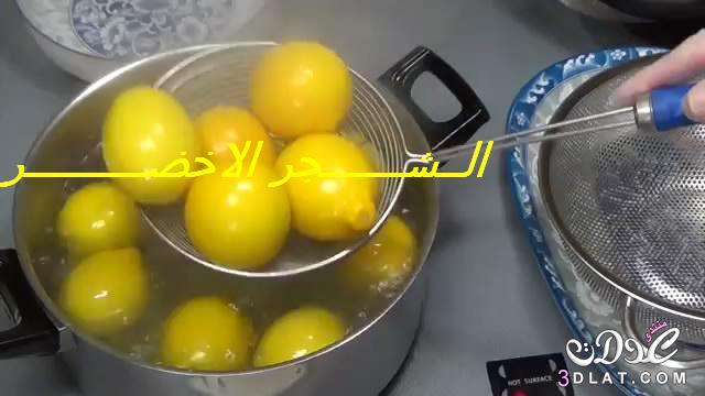 الليمون المخلل المعصفر طريقة عمل الليمون المعصفر