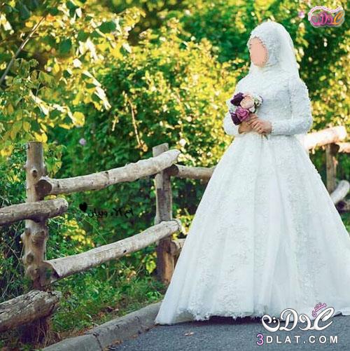 فساتين زفاف للمحجبات من tesettur gelinlik 2024,اجمل الفساتين التركية للعروس المحجبة