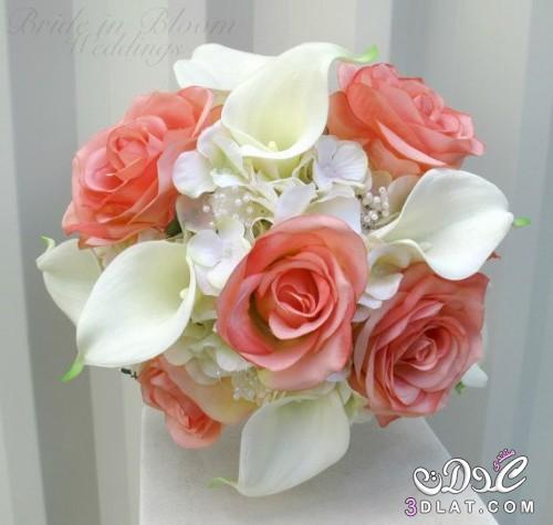 باقات أزهار طبيعية للعروس2024 اروع باقات زهور للعروس2024 باقات زهور مميزة للعروسة