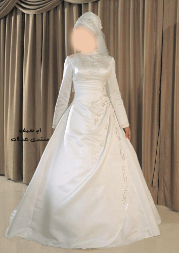 تصميمات مصرية لفساتين زفاف المحجبات2024 فساتين زفاف للعروس المصرية2024 فساتين زفاف