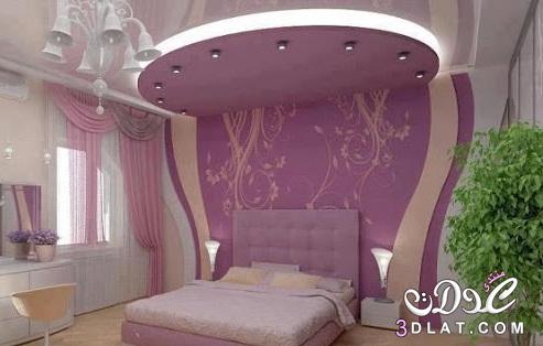 ديكورات الجبس لعام 2018 3dlat.net_20_15_2b5f_contemporary-bedroom-design-with-gibson-board-ceiling-purple-color-scheme