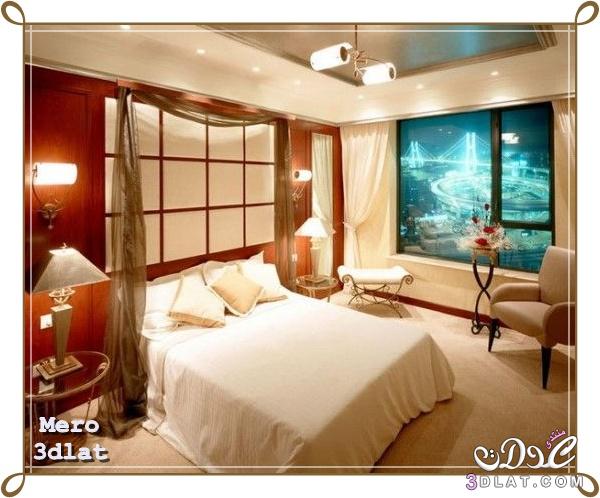 اضاءات غرف النوم ، ديكورات رائعة لغرف النوم ، اجمل ديكورات لغرف النوم