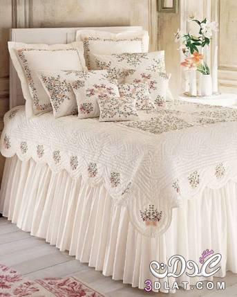مجموعة مفارش سرير لعروسة المنتدى روعة