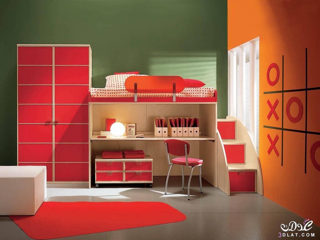 غرف نوم أطفال 2024,ديكورات غرف نوم للأطفال ,غرف نوم بألوان زاهيه