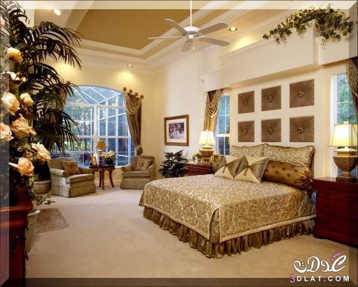 غرف نوم راقيه 2024\2024 ,اروع غرف نوم جميله ورومانسيه , غرف نوم هادئة وراقيه