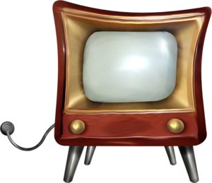 سكرابز تلفزيون قديم Png