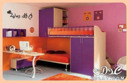 غرف نوم شبابية للجنسين,اجمل غرف النوم للأطفال,غرف نوم رائعة وبمختلف الألوان