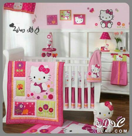 غرف نوم رائعة للبيبيهات بنات,اجمل غرف نوم باللون الوردي لمولودتك لموسم 2024