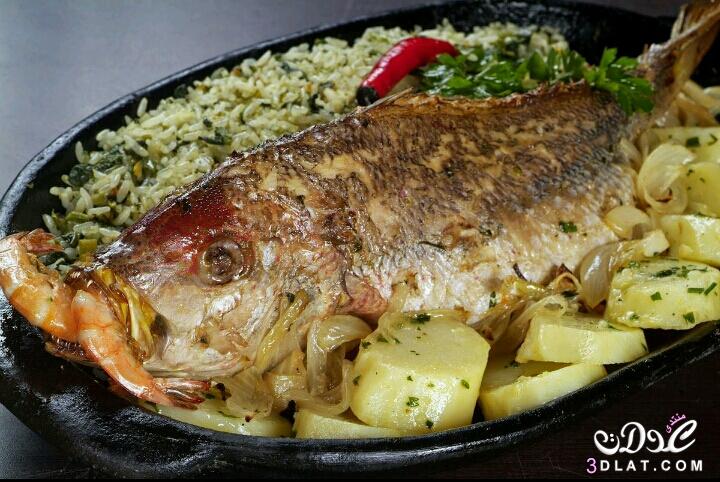 صينية السمك بالارز من المطبخ البر ازيلى.وصفة صينية السمك بالارز من المطبخ البرازيلى
