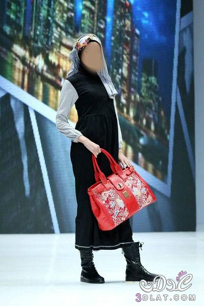 بالصور أكبر عرض أزياء لملابس محجبات من جاكرتا