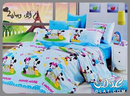 مفارش سرير رائعة برسومات mikey  y minny mouse,لمحبات الديزني مفارش سرير برسومات الميك