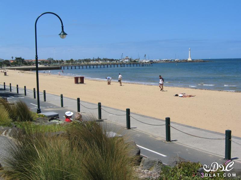 شاطئ سانت كيلدا بأستراليا