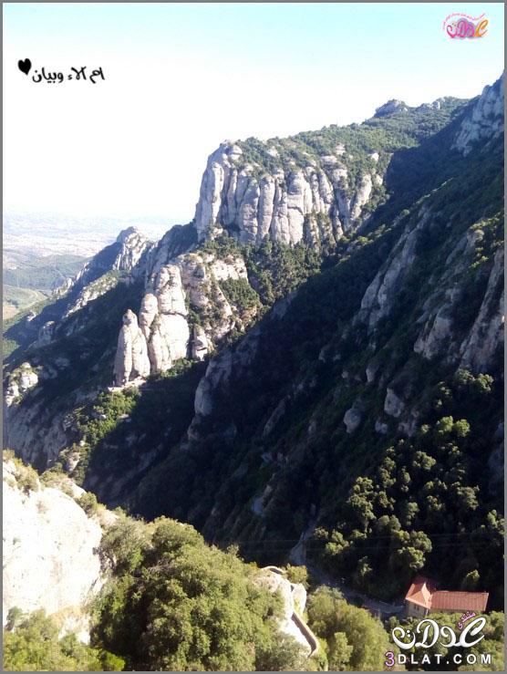 جبال montserrat ببرشلونة,ابداع الخالق في جبال montserrat,بعدستي رحلتي بمونتسراط ج1