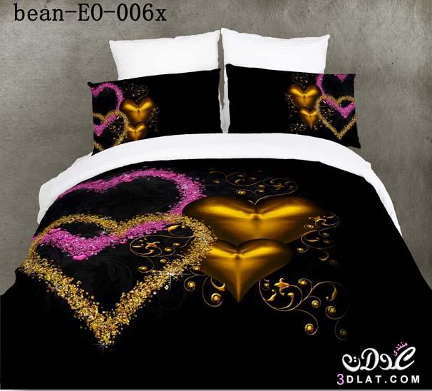 مفارش سرير لغرف النوم برسومات ثلاثيه الابعاد 2024