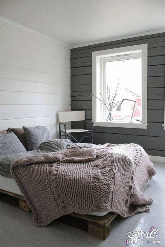 مفارش سرير من التريكو تبعث الدفء في الشتاء ,أجمل مفارش سرير 2024
