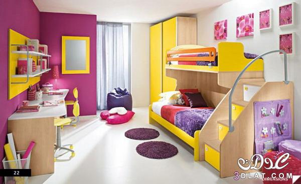 غرف نوم للاطفال 2024 غرف نوم اطفال مودرن 2024 اجمل غرف الاطفال