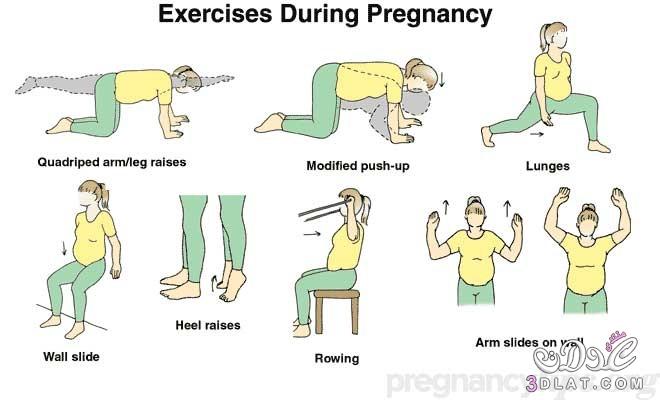 رياضة للحوامل بالصور, تمارين رياضية تفيد الحامل وبعض الشروط وتوخي الحظر اثناء التمرين
