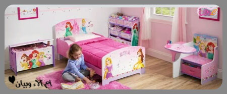 غرف نوم رائعة للاطفال,اجمل غرف نوم اسبانية للاطفال بشخصيات كرتونية محببة